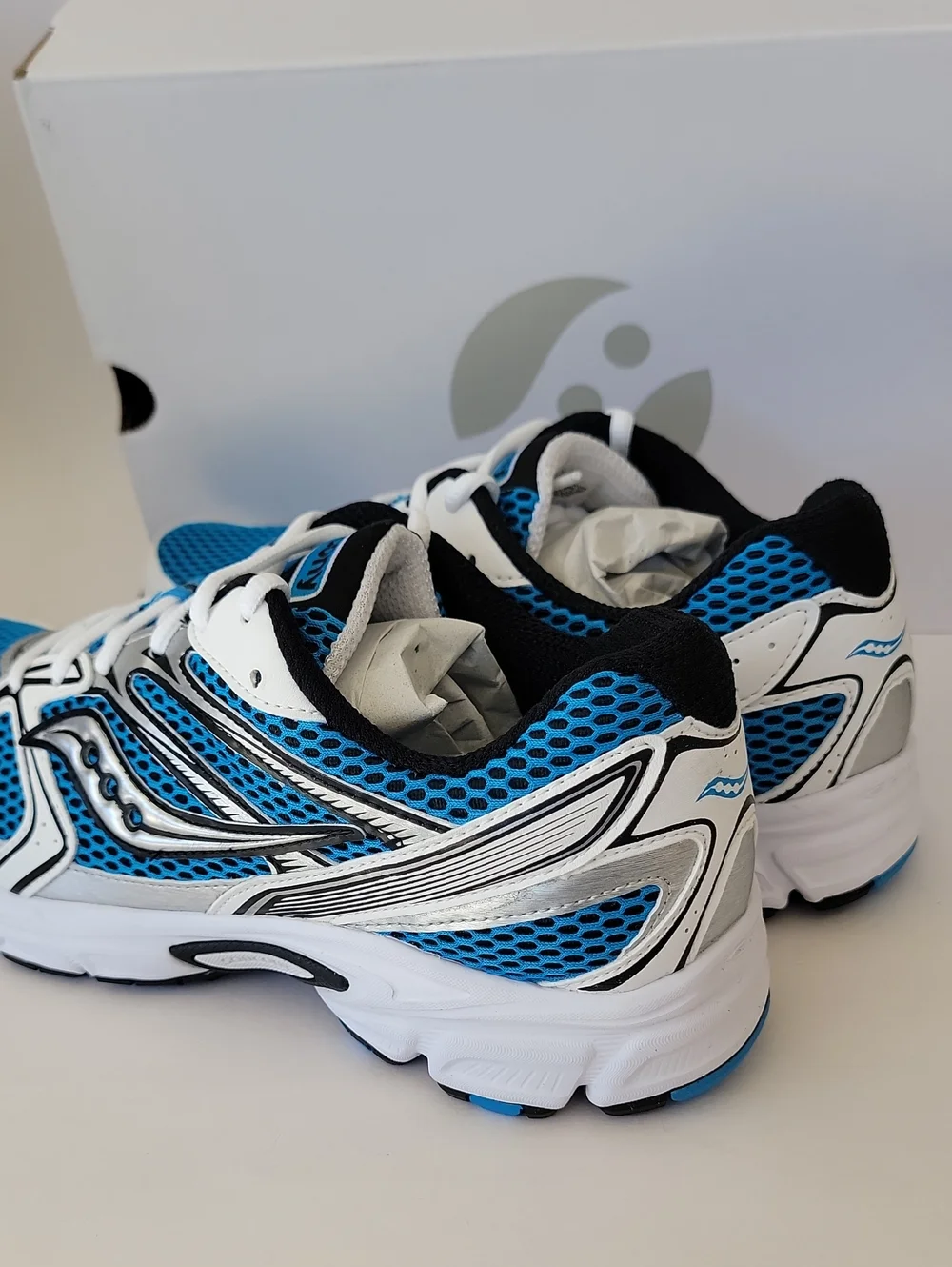 Saucony Grid Ride Millennium White/Diva Blue S70812-27 Low Top Sneaker